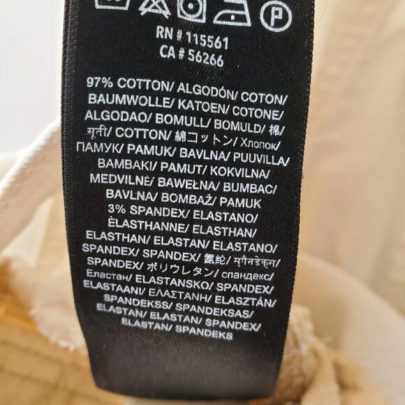 7 for All Mankind Peggi  High Rise Tapered Straight Leg Jeans White Size 29 - Picture 9 of 16